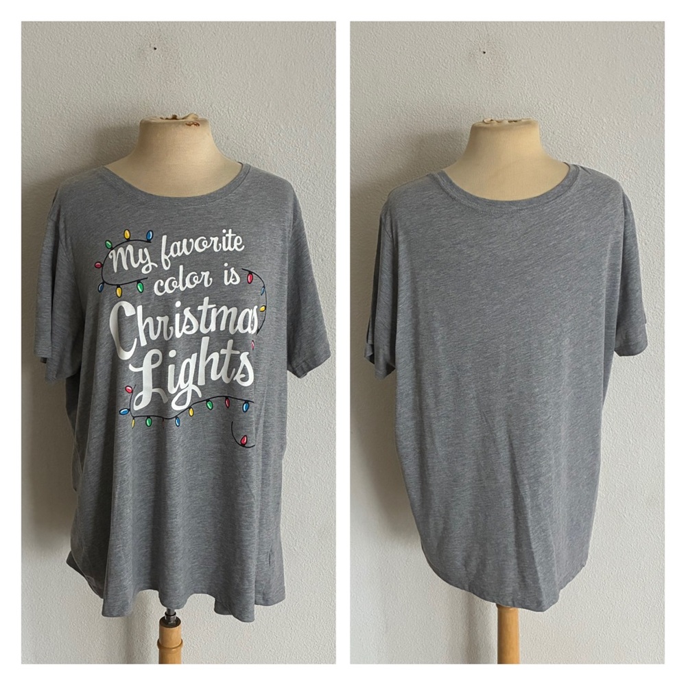 Holiday Time Christmas lights tee size 2x/20/22